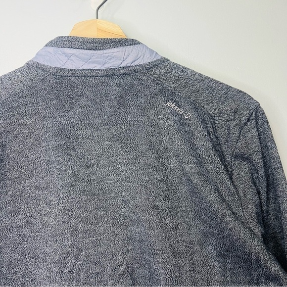 Johnnie-O Seal Gray Reflex Prep-Formance 1/4 Zip Pullover M - Picture 7 of 8